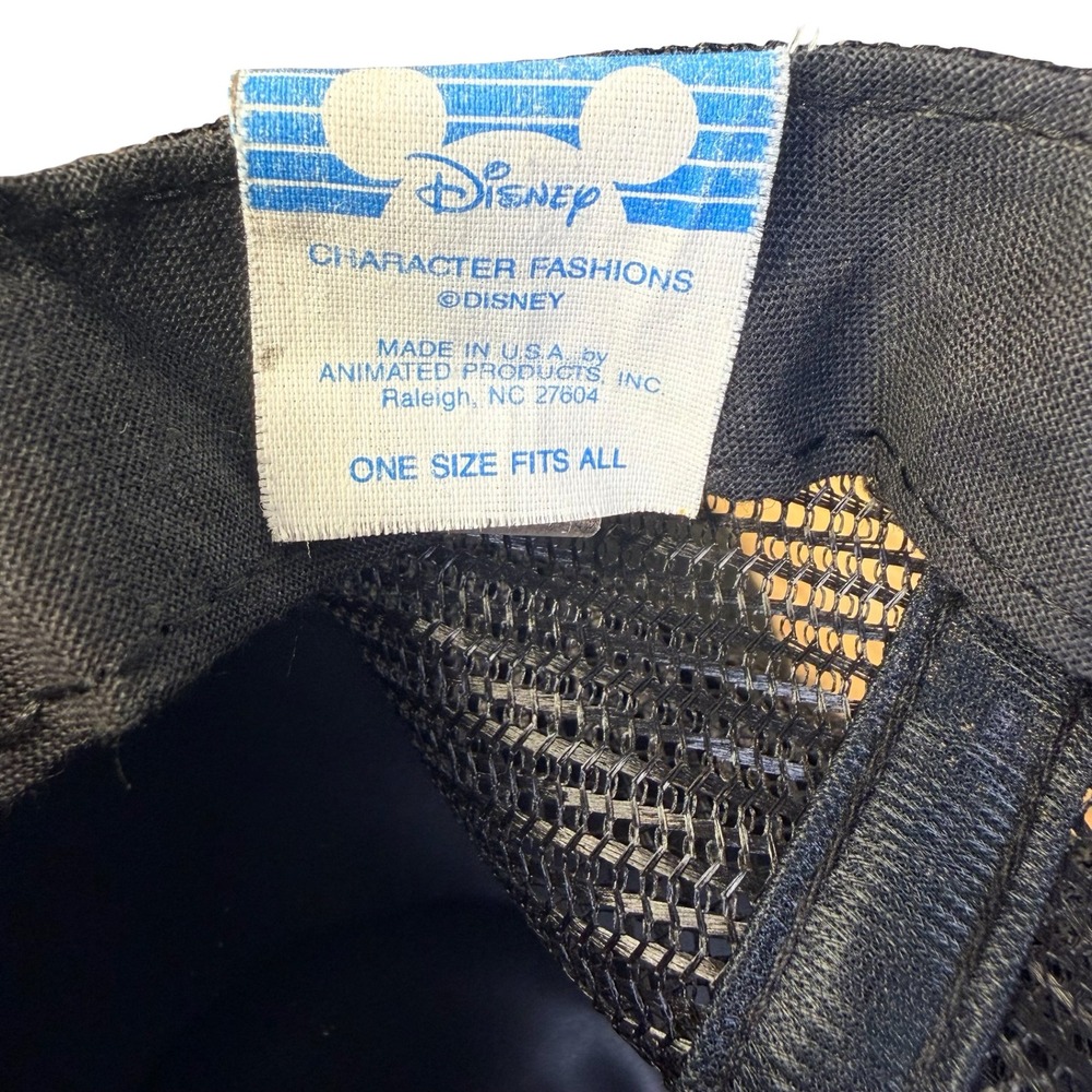 Vtg 1990s Disney‎ Minnie Mouse 3D Face Snapback Hat Mesh Trucker Made in USA Cap - Picture 6 of 12